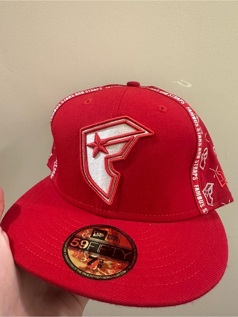 Fitted Baseball Cap Family Stars and Stripes hat vintage 7 3/8